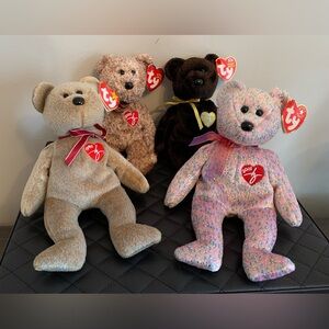 4 Beanie Babies